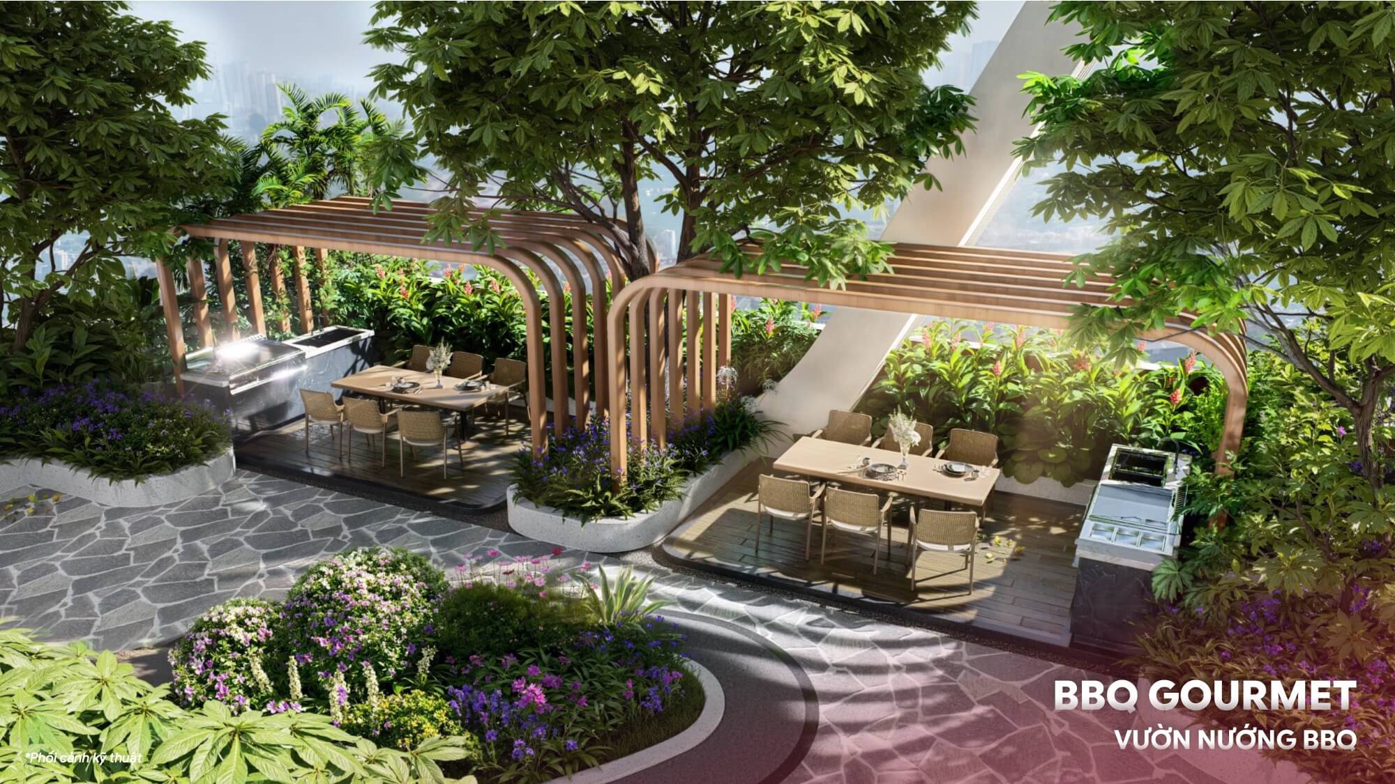 Lusso Saigon – The World-Class Branded Residence 55 BBQ Lusso Saigon